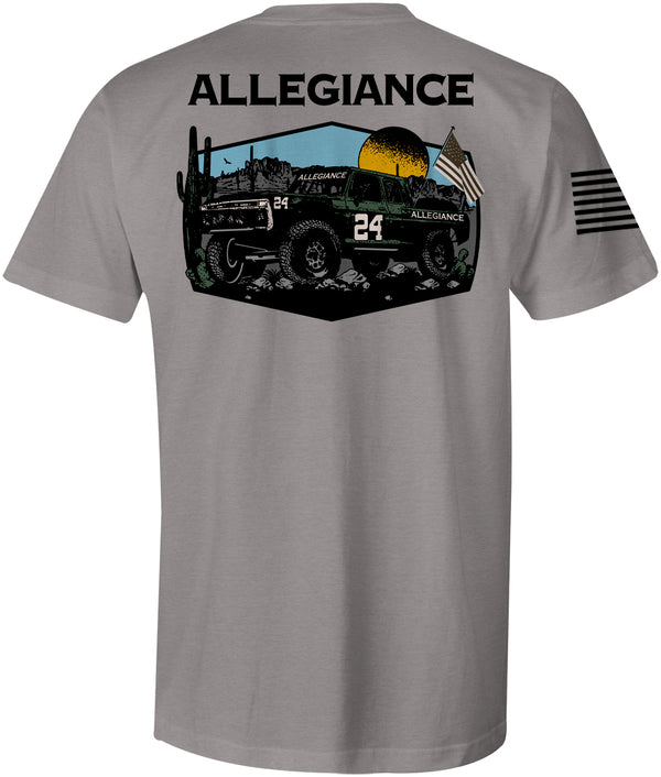 Baja Premium Graphic Tee - Natural - Back