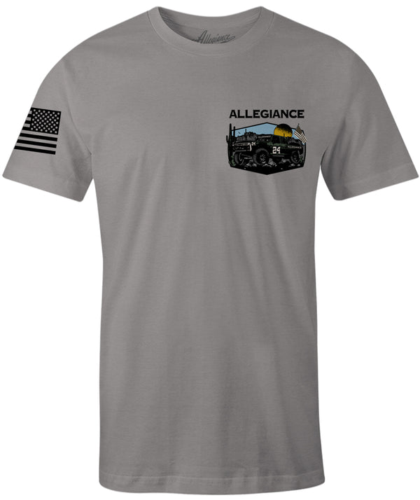 Baja Premium Graphic Tee - Natural - Front
