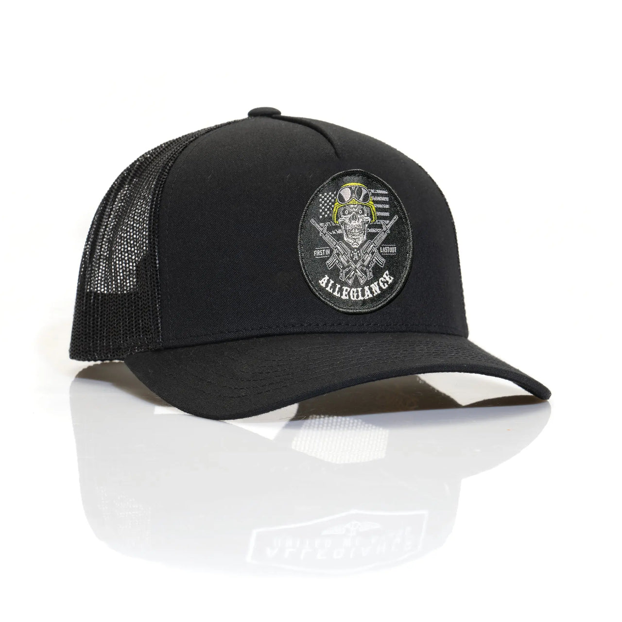 Last Out Curved Trucker - Allegiance Clothing