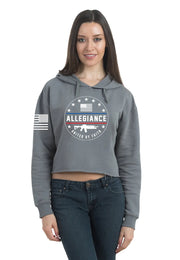 Combat Cropped Hoodie ALLEGIANCE CLOTHING