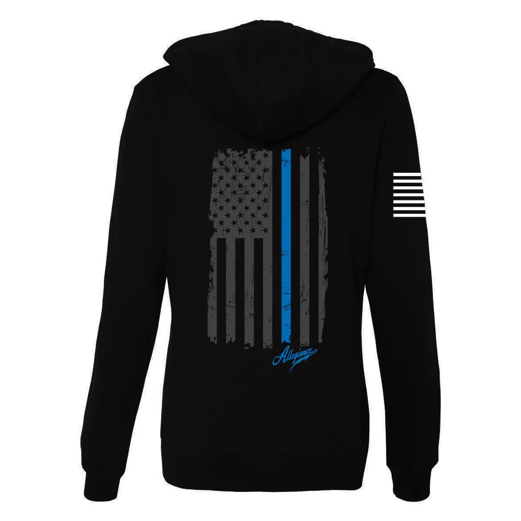 Back the Blue B.H. Women's Hoodie ALLEGIANCE CLOTHING