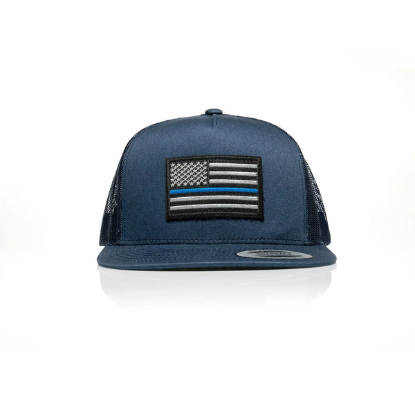 Thin Blue Line Patch Trucker - Allegiance Clothing