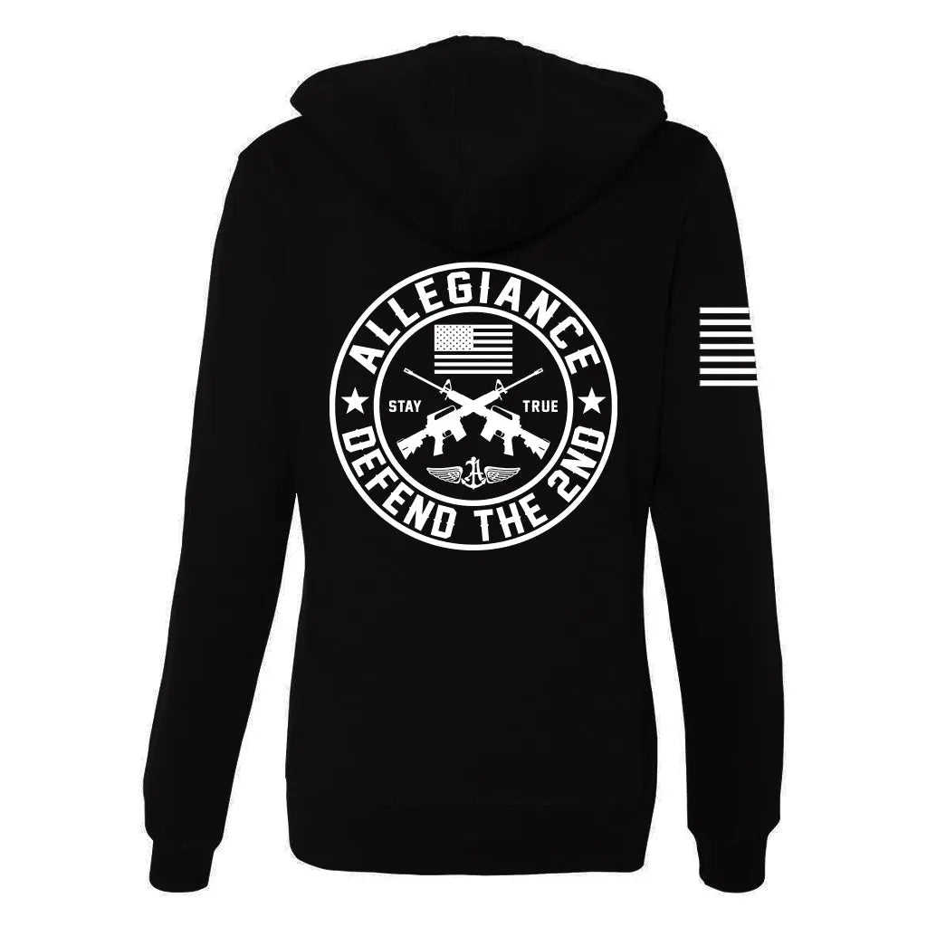 Defend the 2nd Women's B.H. Hoodie ALLEGIANCE CLOTHING