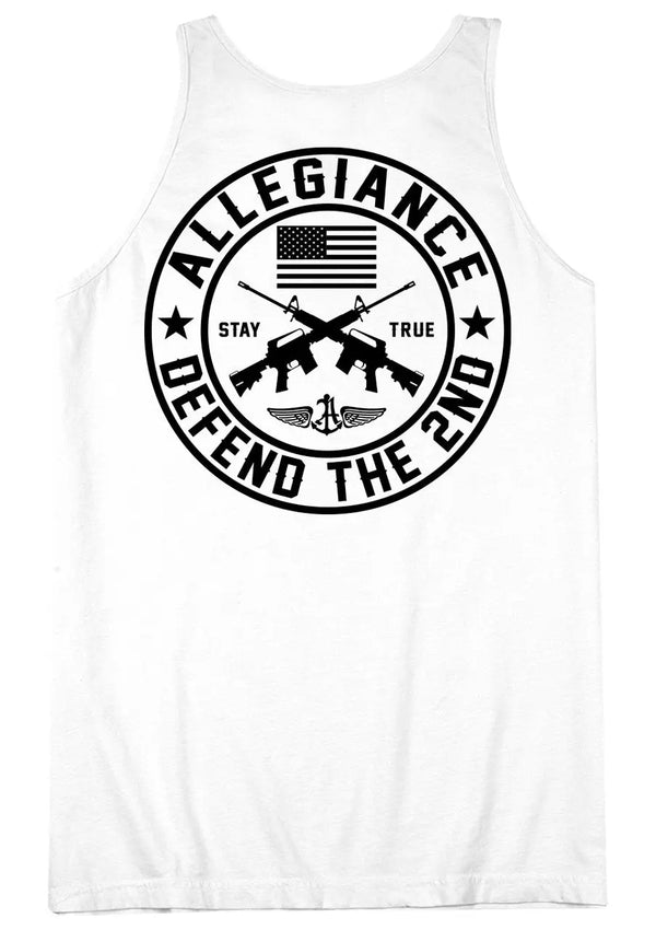 Defend the Second Back Hit Tank Top ALLEGIANCE CLOTHING