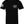 Front of Dishonor Tee in black with small chest graphic and American flag sleeve print