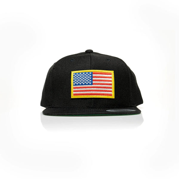 USA Flag Patch Snapback - Allegiance Clothing