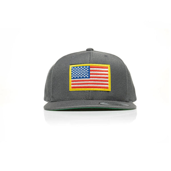 USA Flag Patch Snapback - Allegiance Clothing